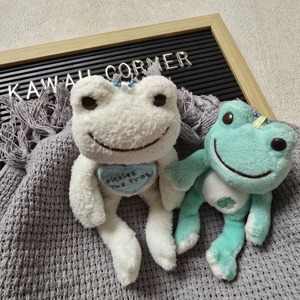 Pickles the Frog Plushie Ganci Keyring Bagcharm