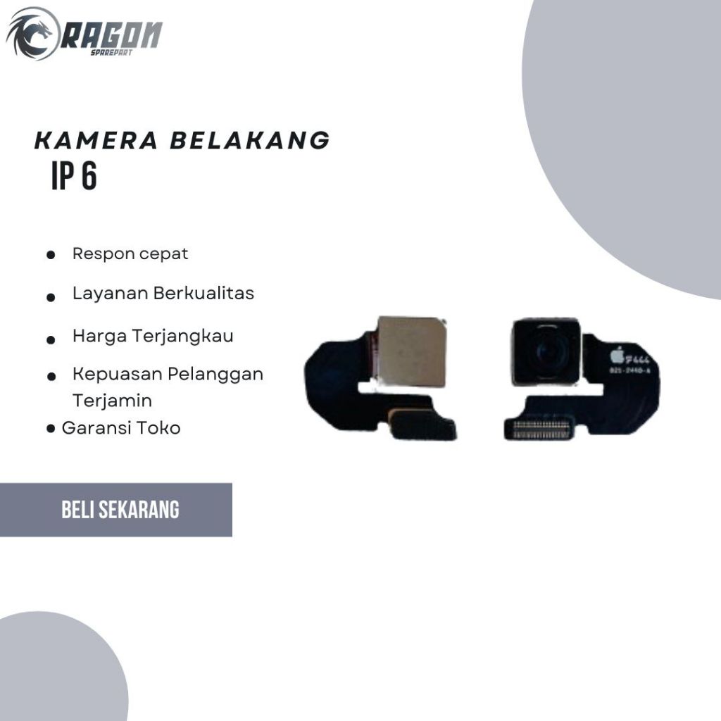 KAMERA BELAKANG IP 6/6 PLUS/6S/6S PLUS ORI COPOTAN