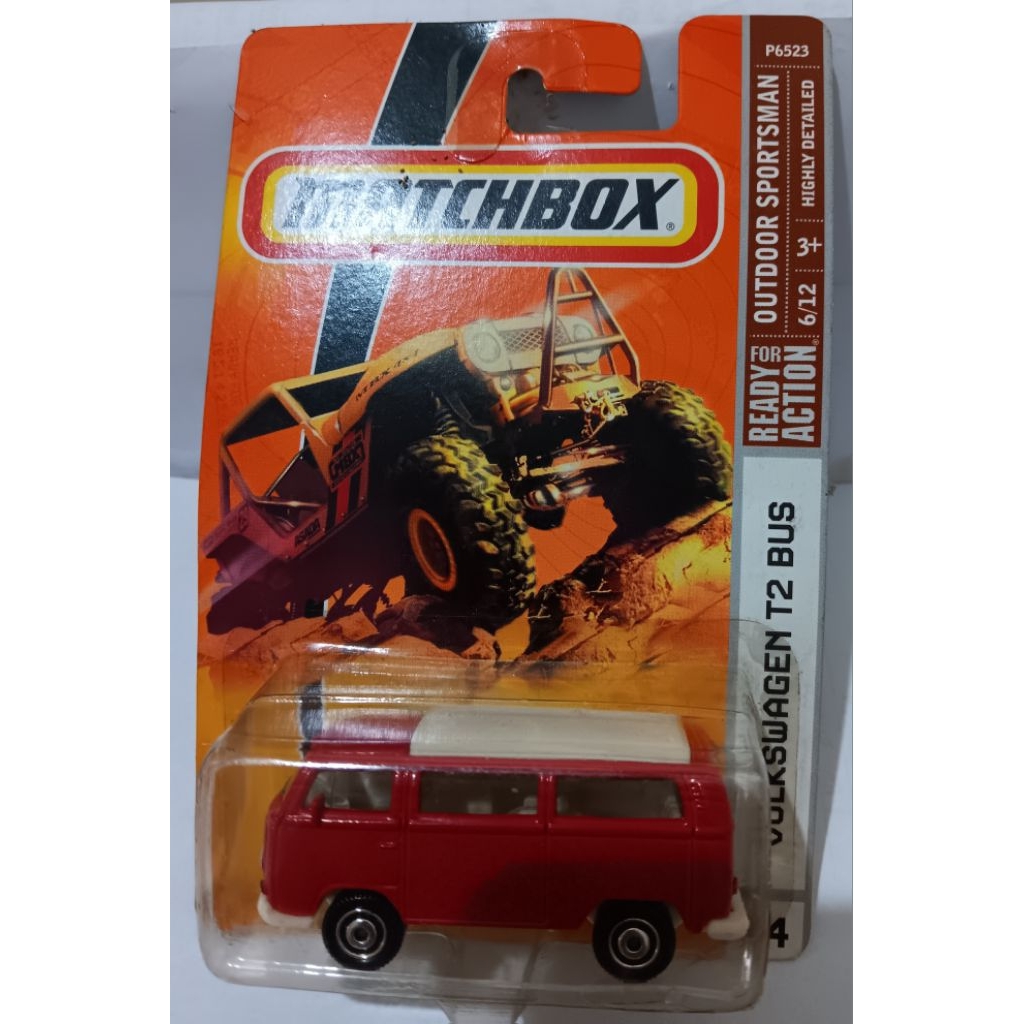 MATCHBOX VOLKSWAGEN T2 BUS red