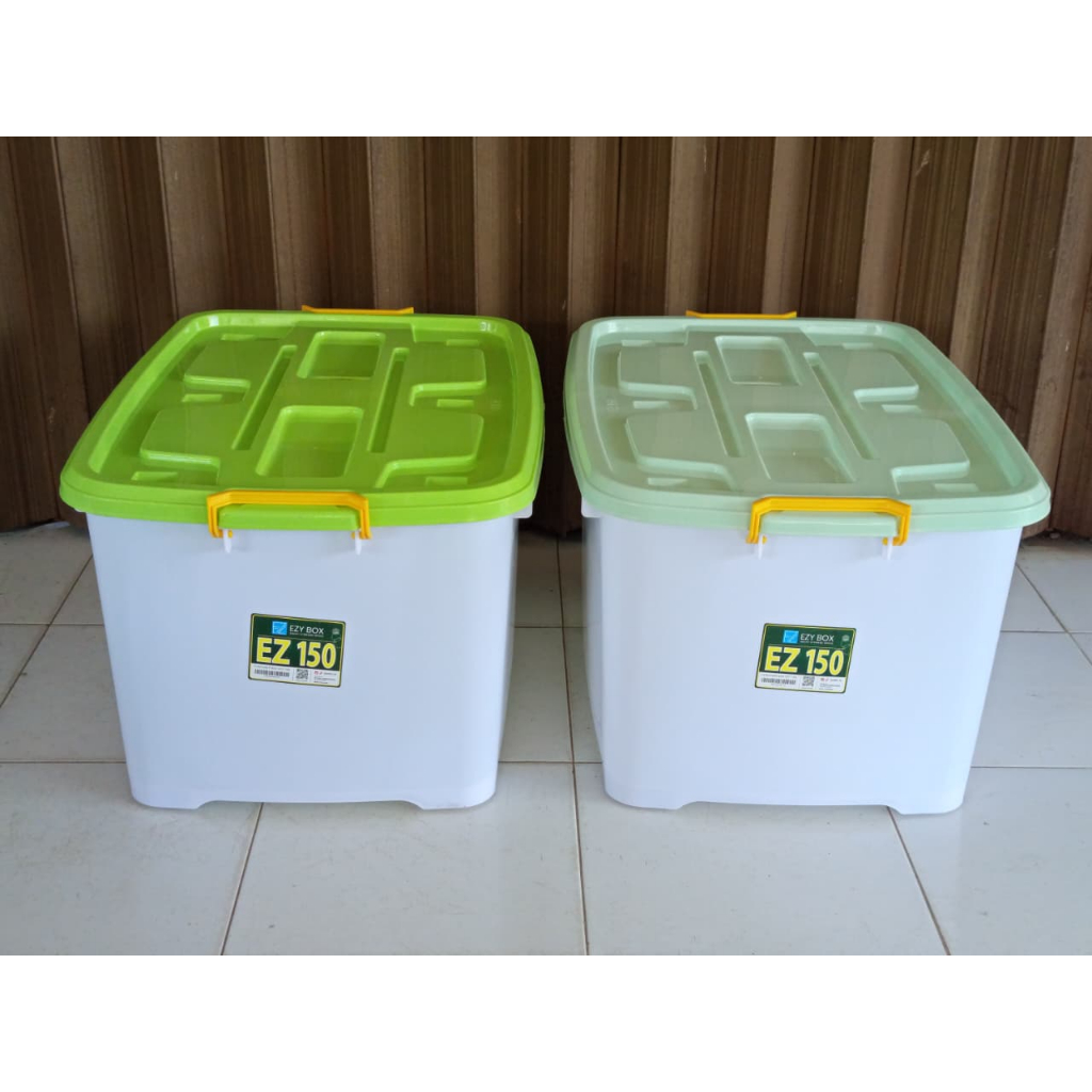 EZY CONTAINER BOX 150 LITER ADA RODA