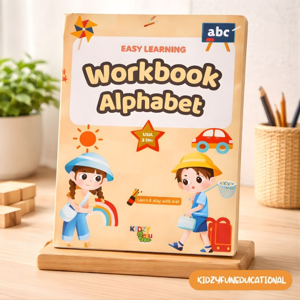 HARD COVER WORKBOOK B5 18.5x25cm HVS 80 GSM Tebal Buku Aktivitas Anak usia 3-12 Tahun tahun buku Pau