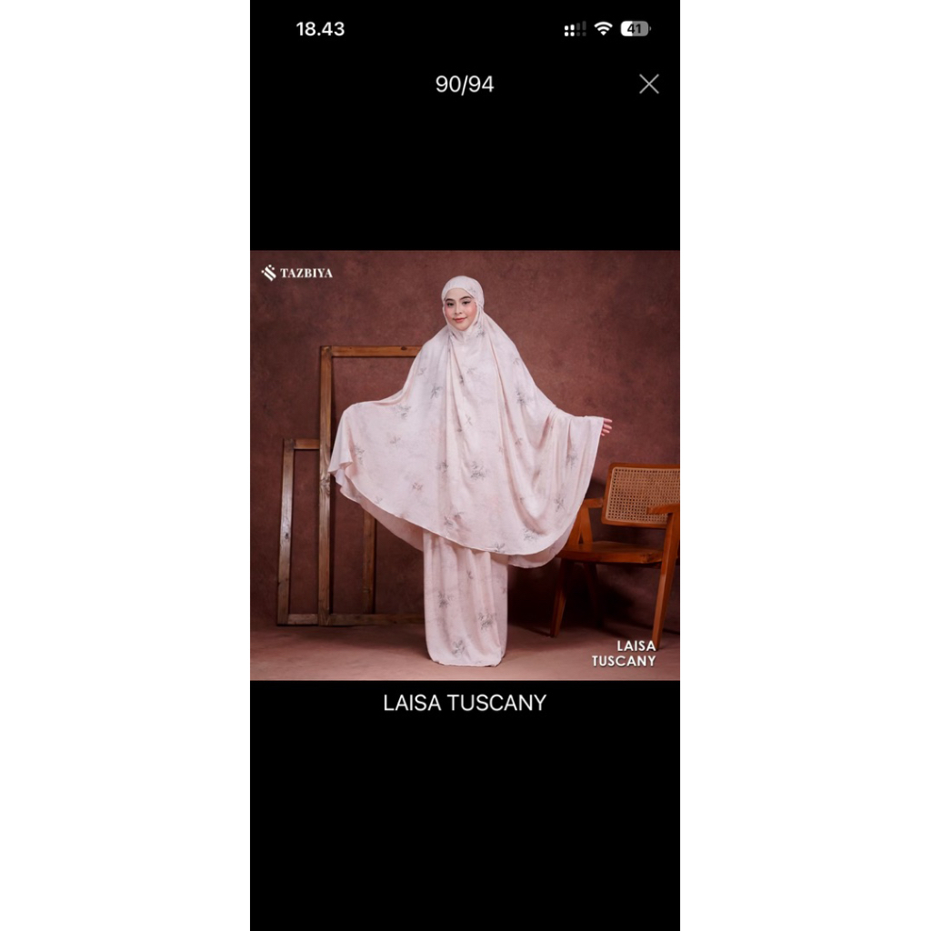 mukena TAZBIYA LAISA TUSCANY