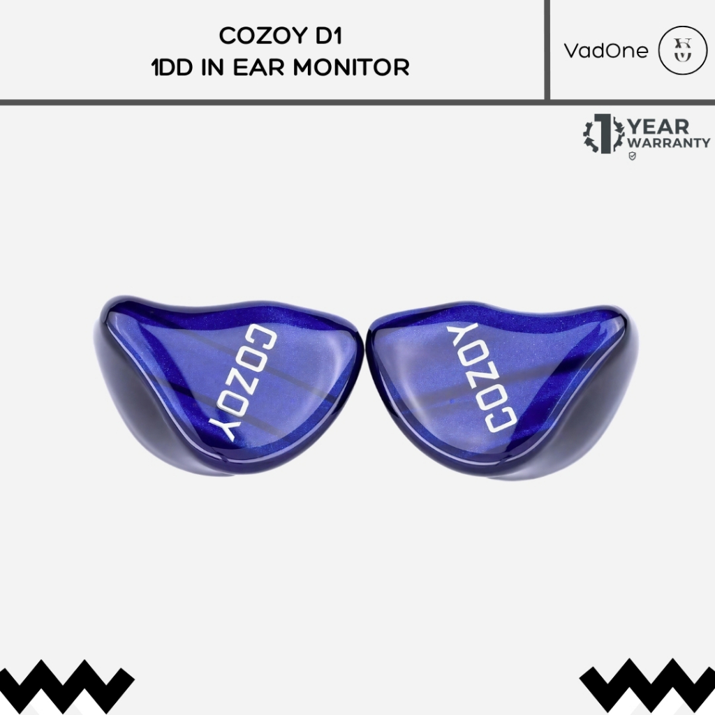 Cozoy D1 Dual Cavity Dynamic Driver IEM In Ear Monitor Earphone