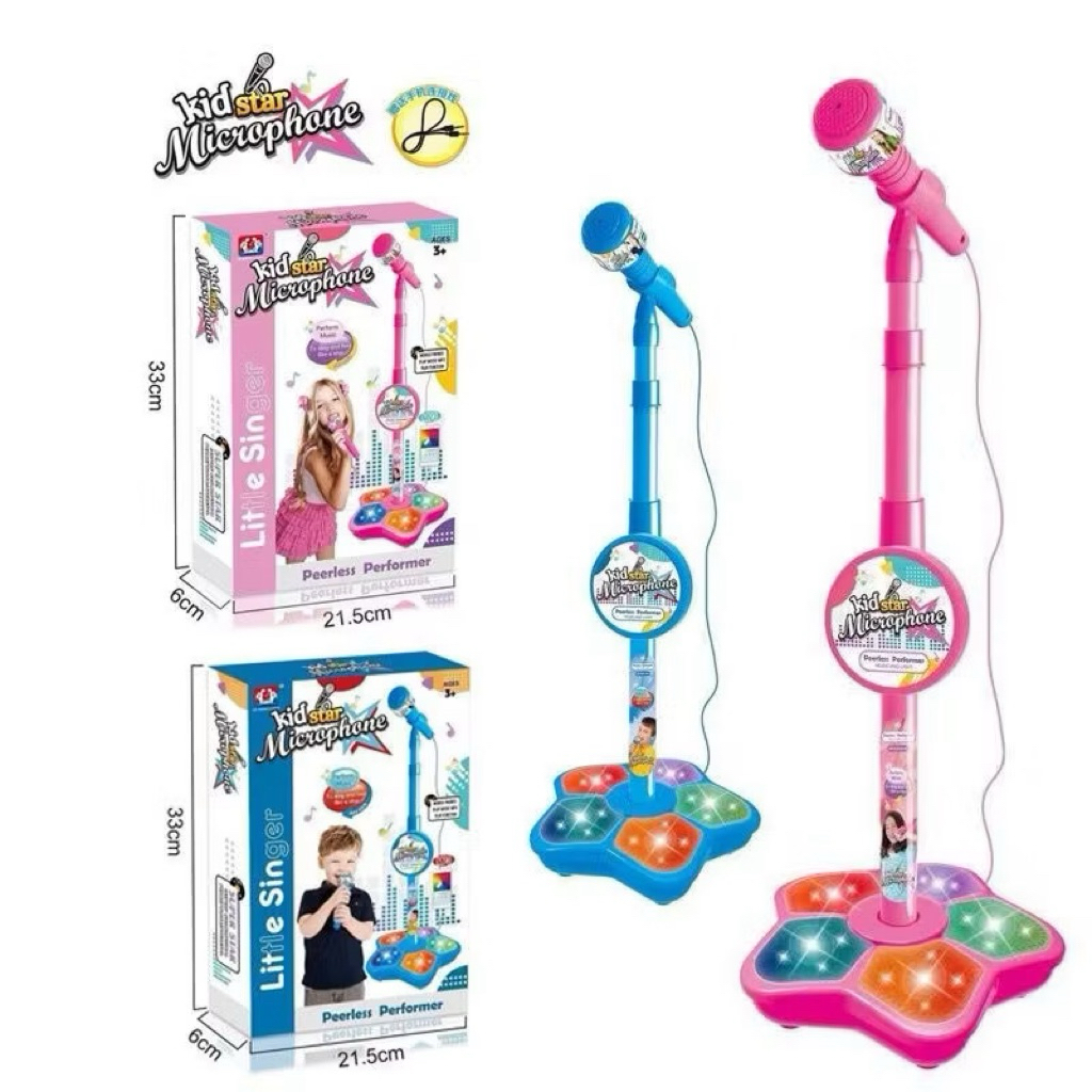 MIC-KARAOKE SUPER SINGER / Mainan Karaoke anak / Mainan Mic / Mainan Anak Prempuan Dan Laki Laki / K