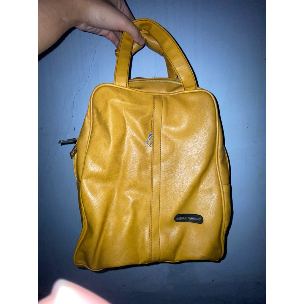 tas ransel rumah warna (preloved)
