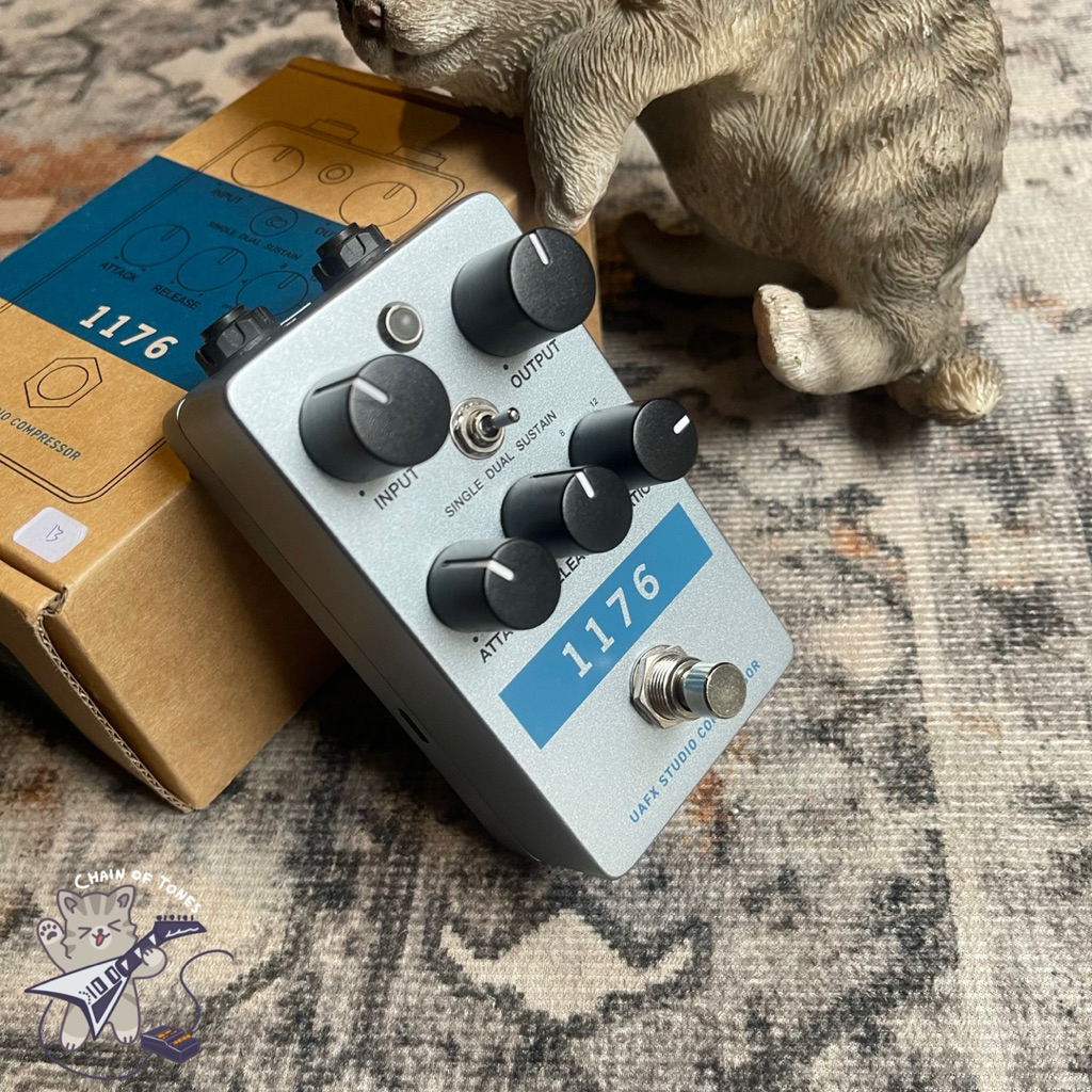 UNIVERSAL AUDIO UAFX 1176 COMPRESSOR PEDAL EFEK GITAR BASS BEKAS SECOND