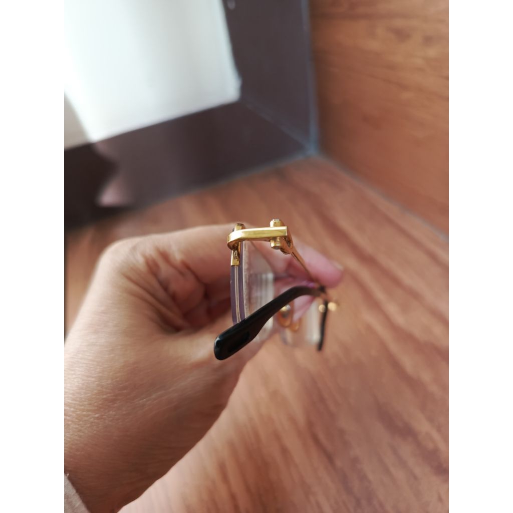 Frame Kaca Mata Cartier Semi Rimeless