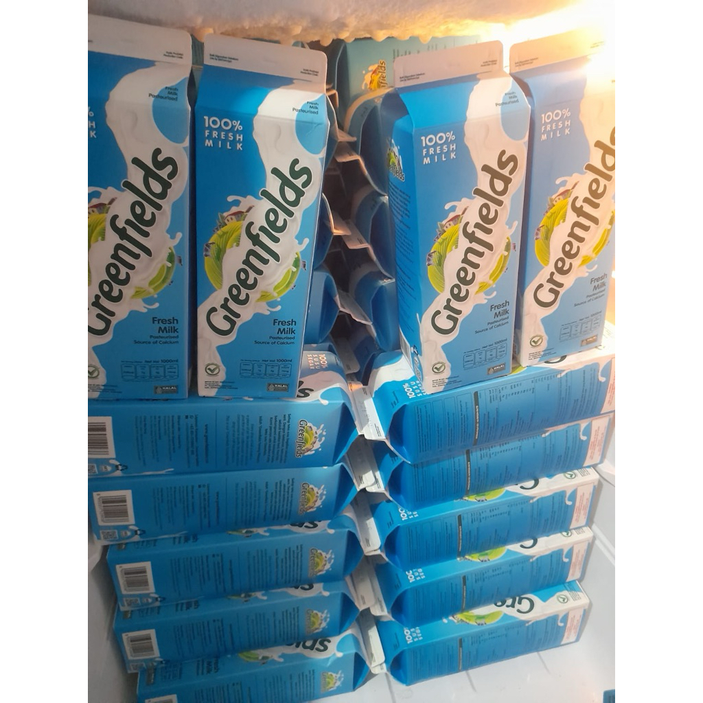 Fresh Milk Greenfields - Plain ( 1 dus )