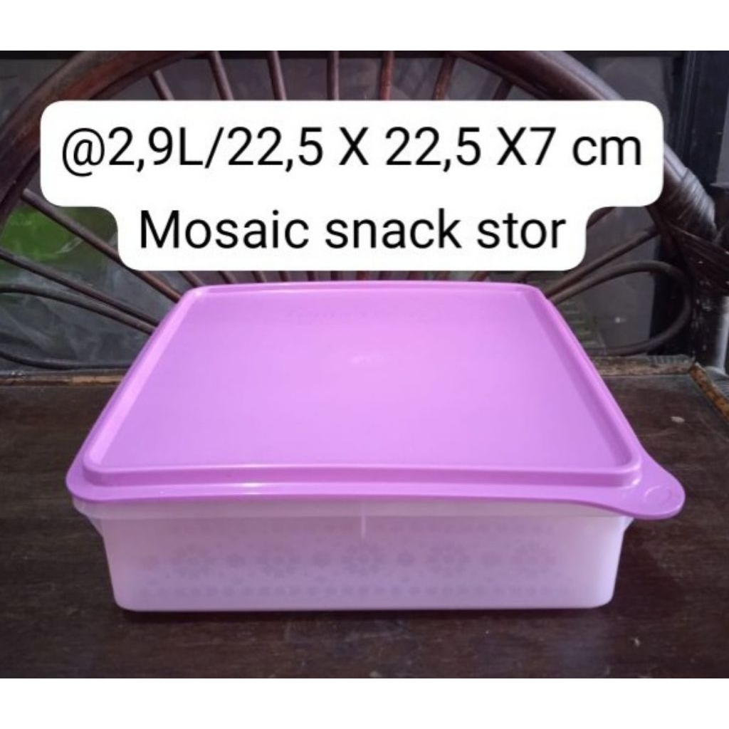 Tupperware Mosaic Snack N Store NEW