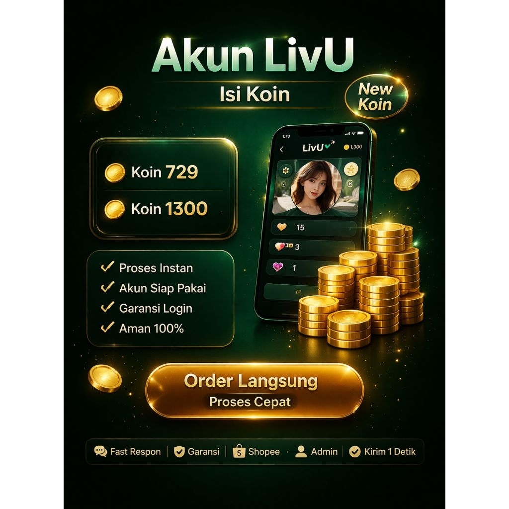 Akun Livu Siap Pakai dengan Coin Gratis