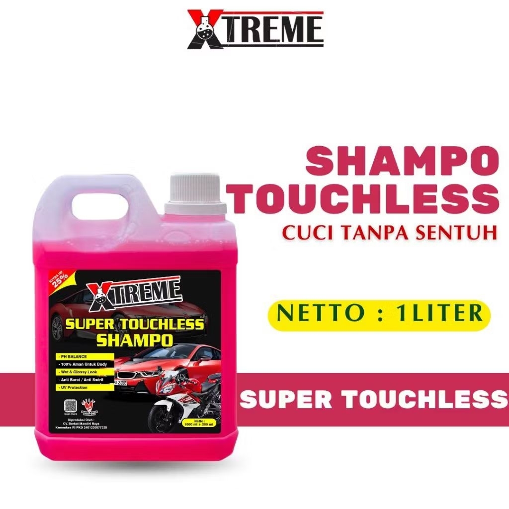 1 Liter Shampo Mobil & Motor - Extreme Shampo Touchless