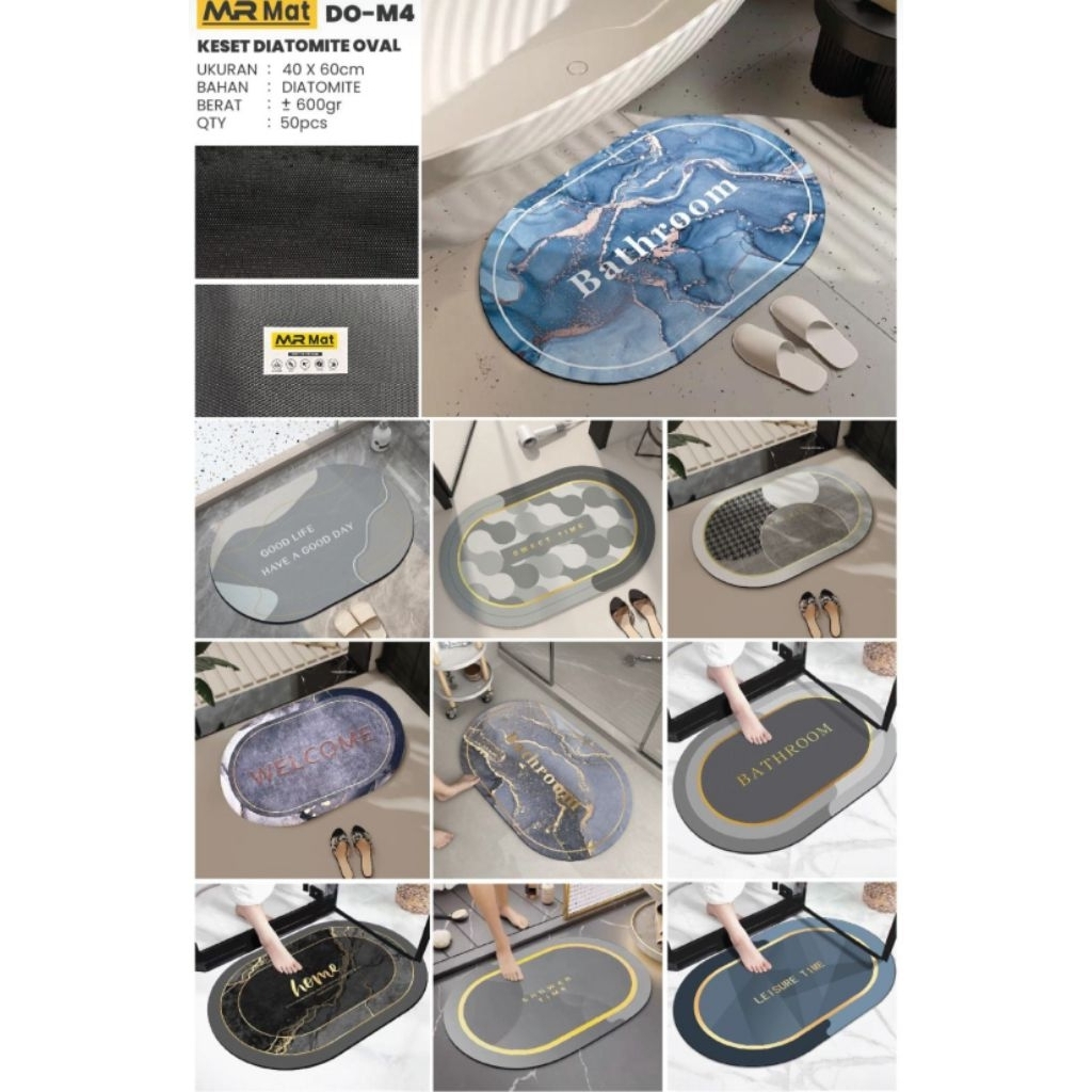 Y- Keset Kamar Mandi TEBAL Keset Diatomite  Original keset kaki kamar mandi Viral LAP KAKI