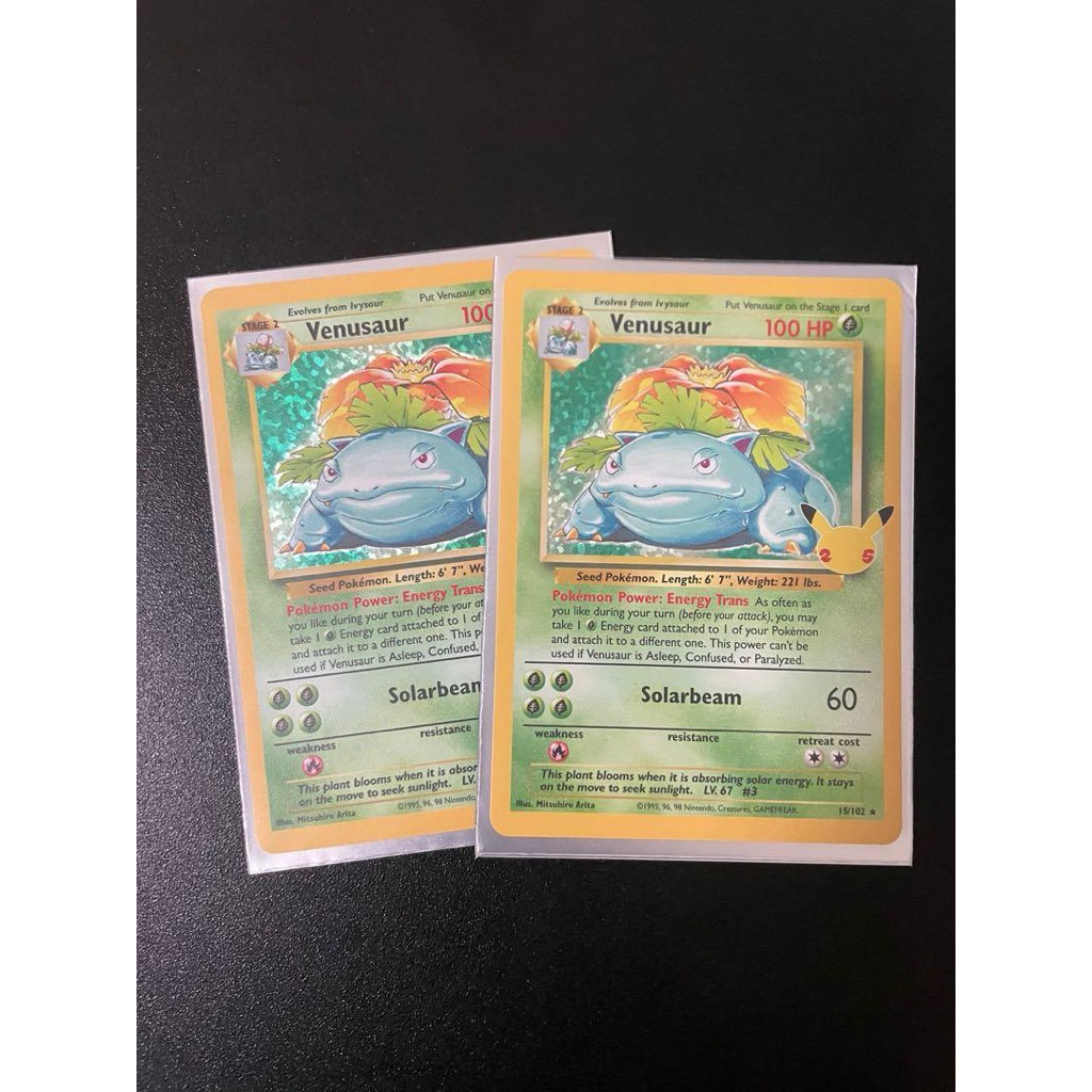 Venusaur 15/102 Holo Rare Celebrations 25th Anniversary Classic Collection NM