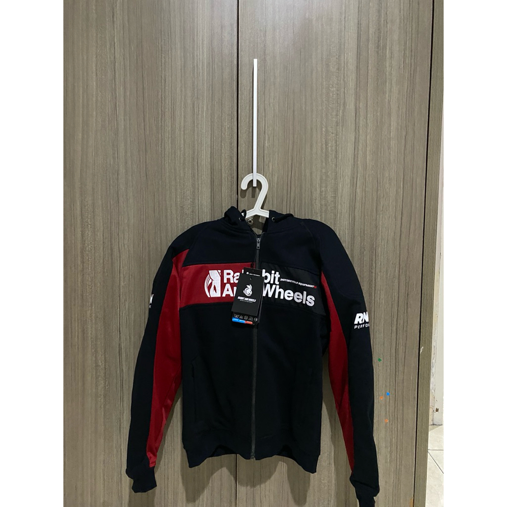 RABBIT AND WHEELS ZOOMER RED HOODIE