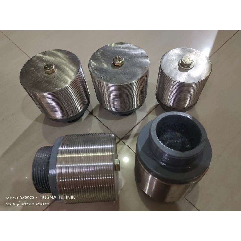 Tutup miling/ tutup kentongan stenlise  bulat N50. N70. N120