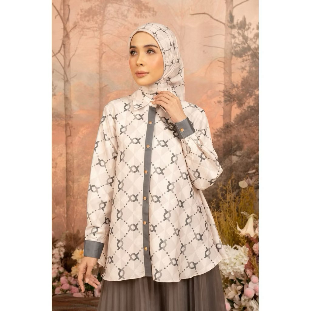 NEW WEARING KLAMBY CALYA SHIRT PAVEMENT SIZE L