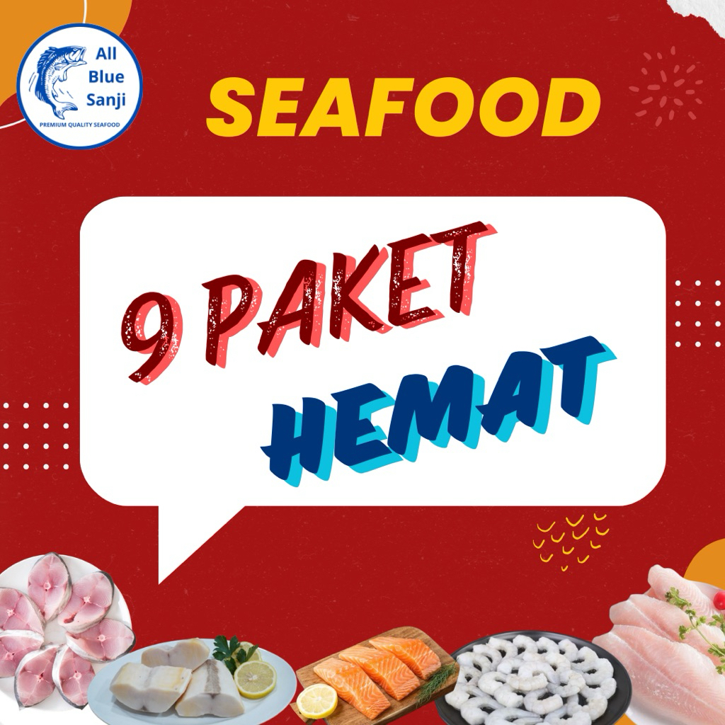 Paket Hemat Seafood - Aneka seafood - Ikan fresh - Frozen food - Ikan segar tanpa bahan pengawet - I