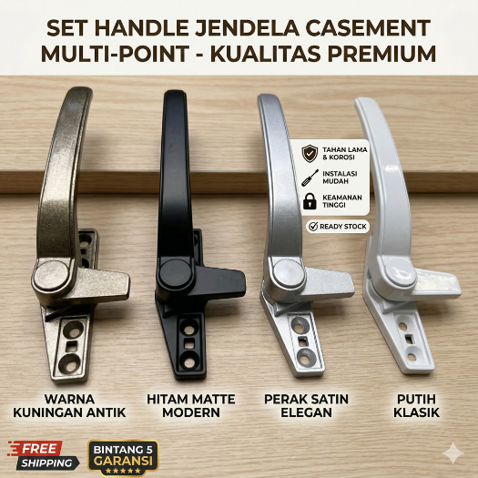 Rambuncis Jendela Aluminium | Kunci Jendela | Grendel Jendela | Grendel Kuping