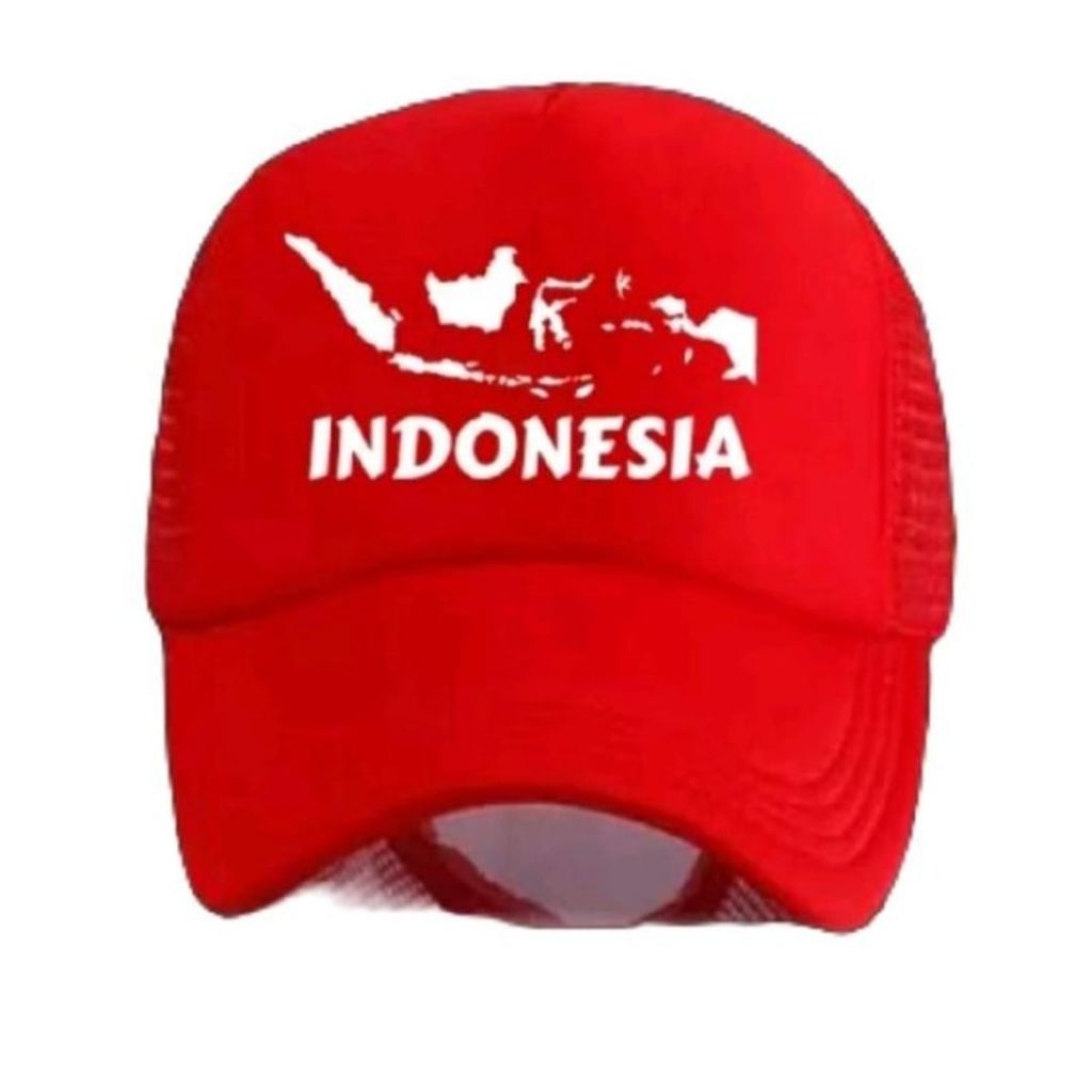 TOPI TRUCKER PETA INDONESIA NKRI PETA NKRI