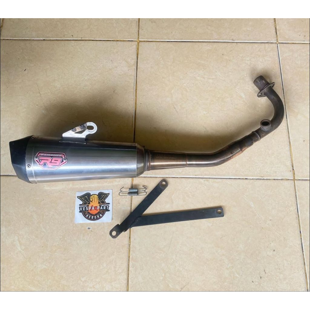 knalpot R9 vespa original