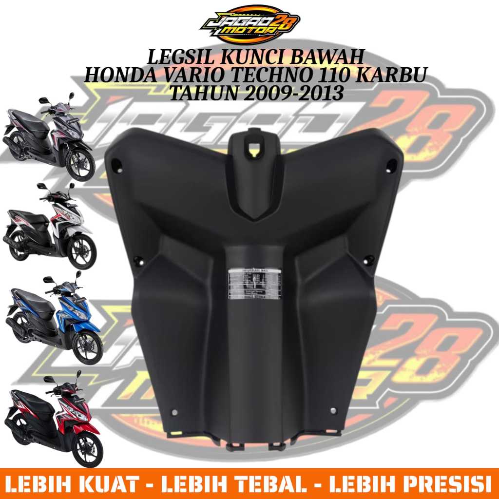 Legshield Dasbor Dek Kunci Bawah Vario Techno 110 CBS Karbu / Legshield Kontak Tengah Bawah Vario Te