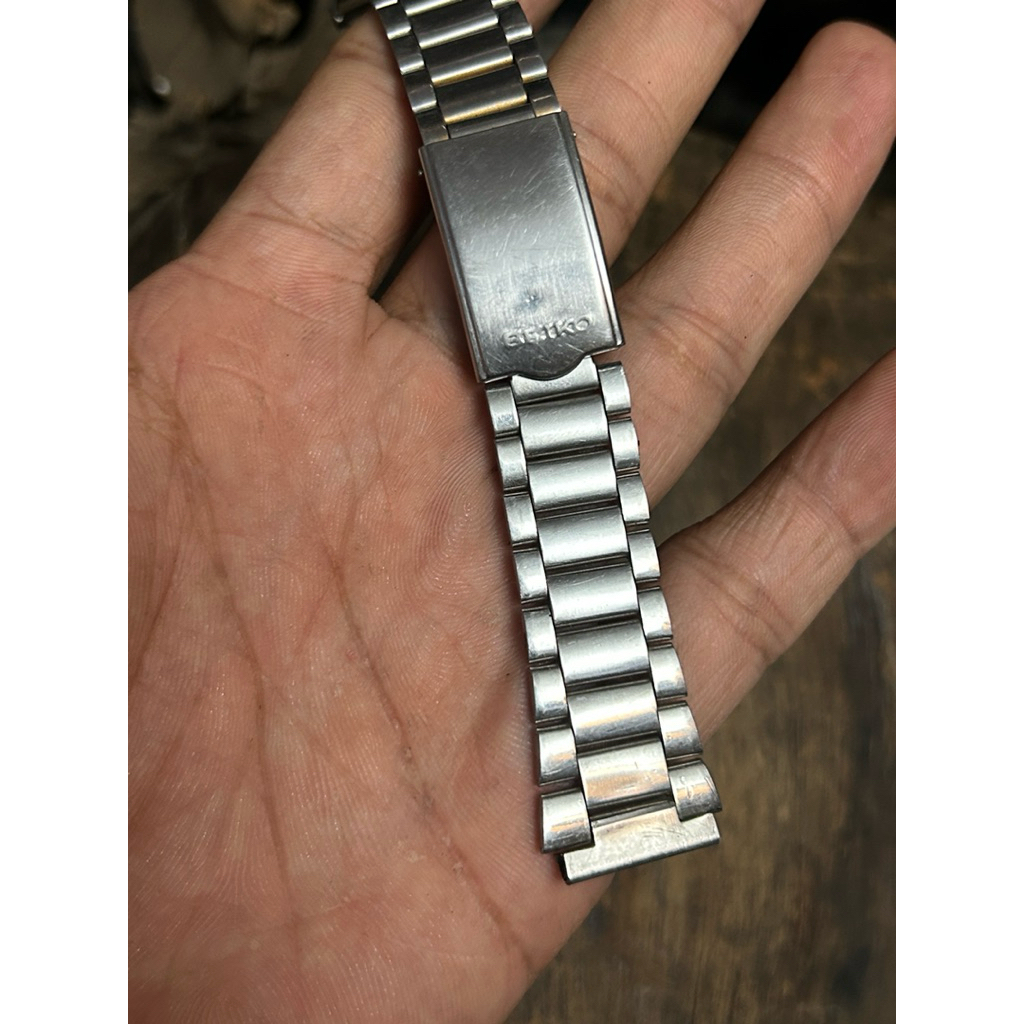 Strap Jam Seiko 18mm Stainless Steel Silver – Tali Jam Jadul Vintage  Copotan Preloved