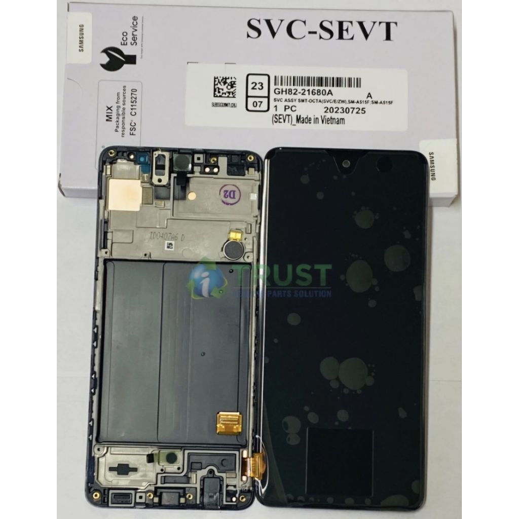 Lcd Copotan Samsung A51 Original Super Amoled + Frame