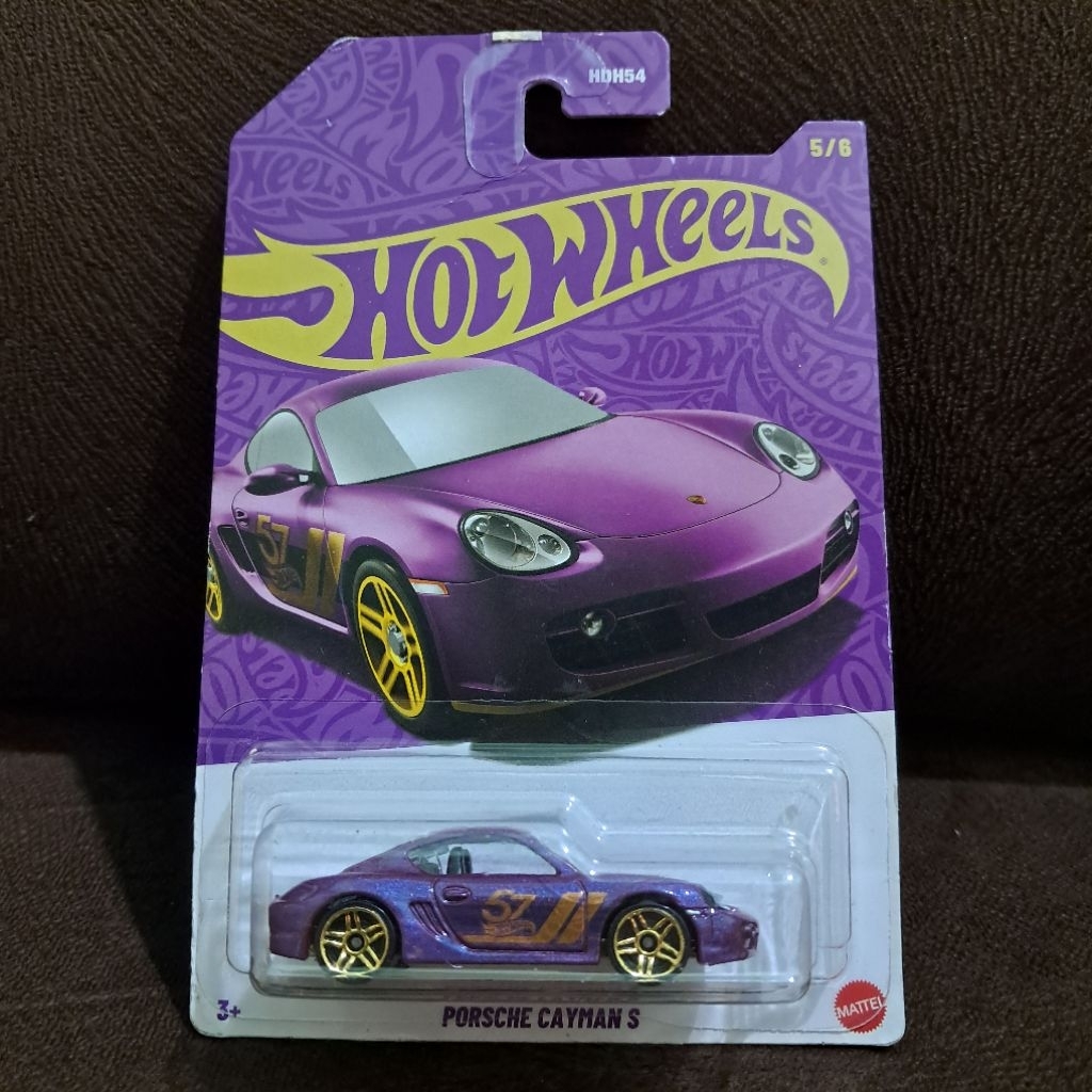 Hot Wheels Porsche Cayman S ungu