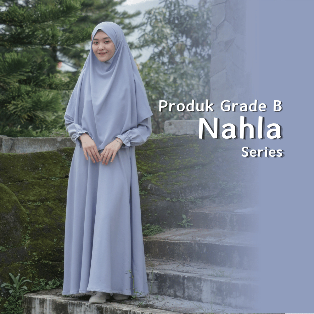 (READY STOCK) DRESS NAHLA SERIES / DRESS GAMIS BUSUI / DRESS GAMIS WISUDA / DRESS ASYALIA GRADE B