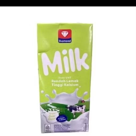 Diamond susu low fat 1liter#susu uht low fat