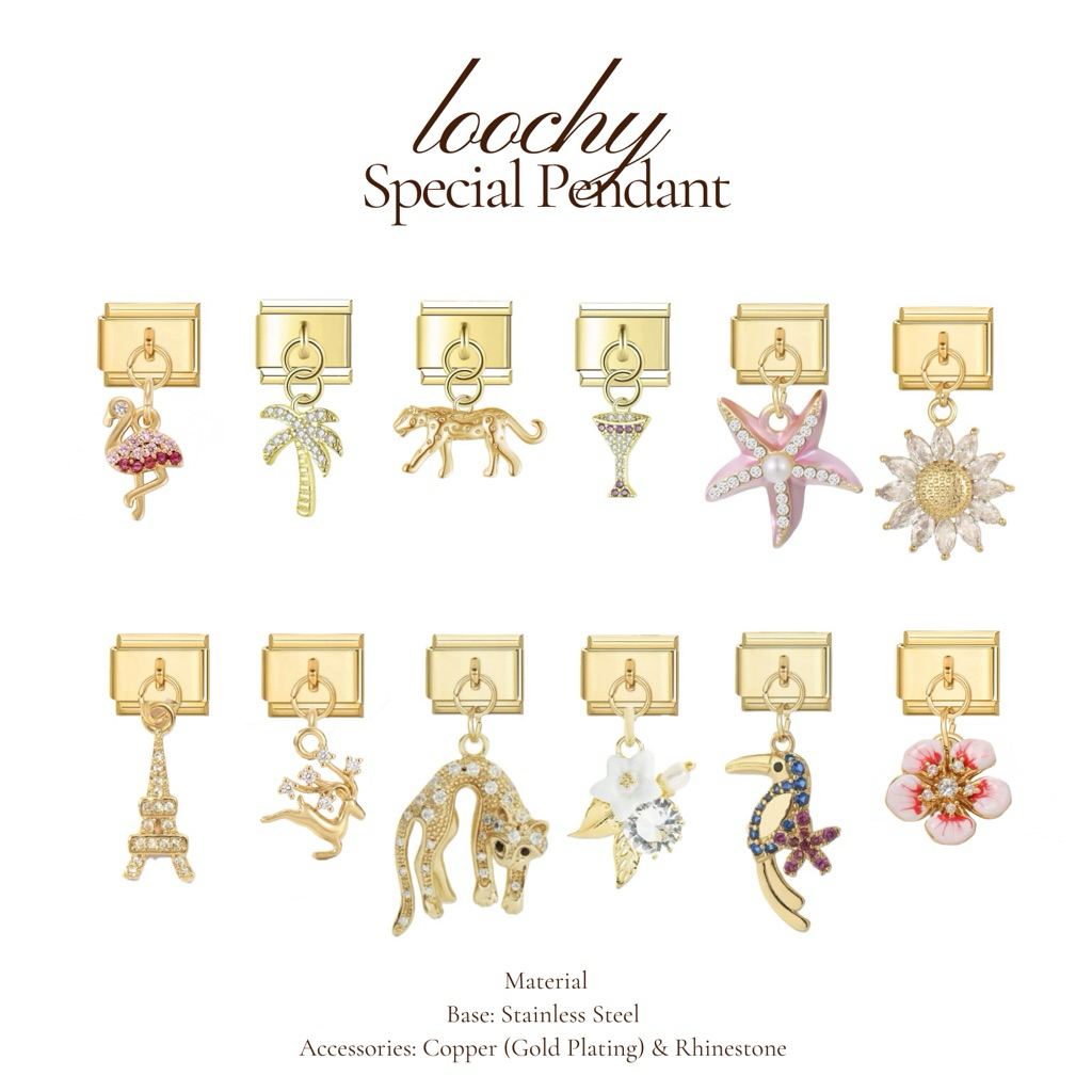 Italian Bracelet | GOLD Special Pendant