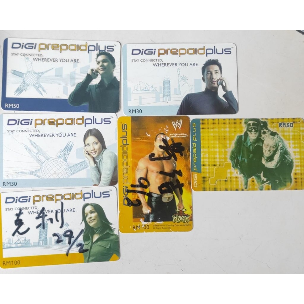 (KOLEKSI) Kartu Telepon Prepaid Plus - Digi Malaysia