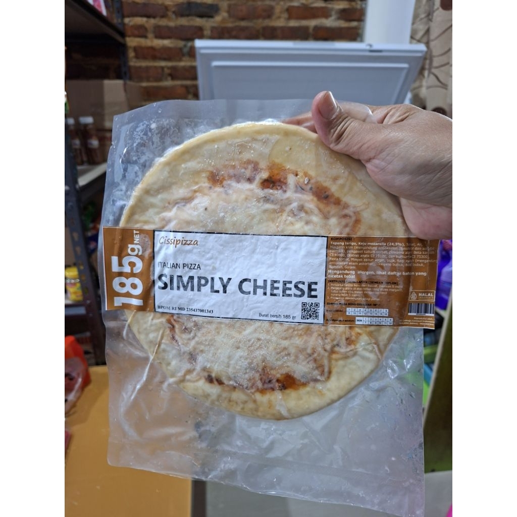 Cissipizza Italian Pizza Simply Cheese 185 Gram.