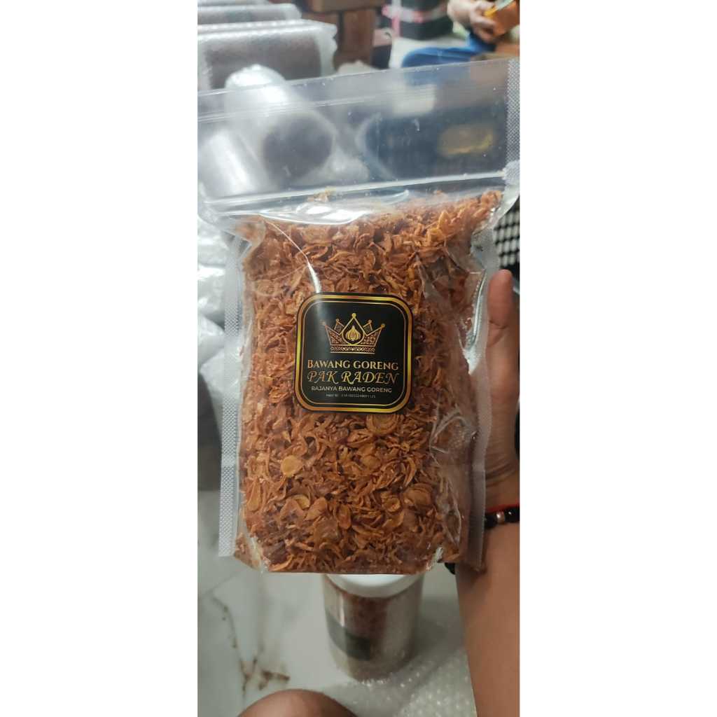 [Premium]Pouch 500 Gram Bawang Merah Goreng Original - Snack Praktis, 100% Bawang Merah