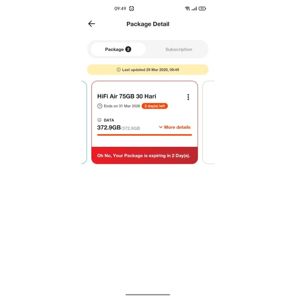 Kartu Indosat three 3 hifi air kuota melimpah