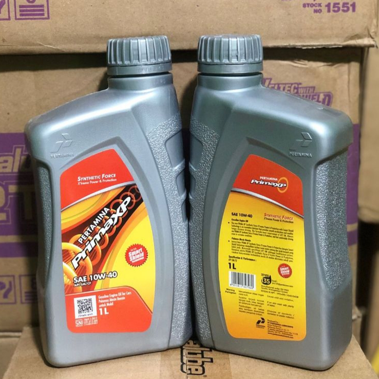 Oli Prima Xp 10w-40 1Liter Oli Mesin Mobil Prima Xp 1000ml Oli Pertamina Prima Xp