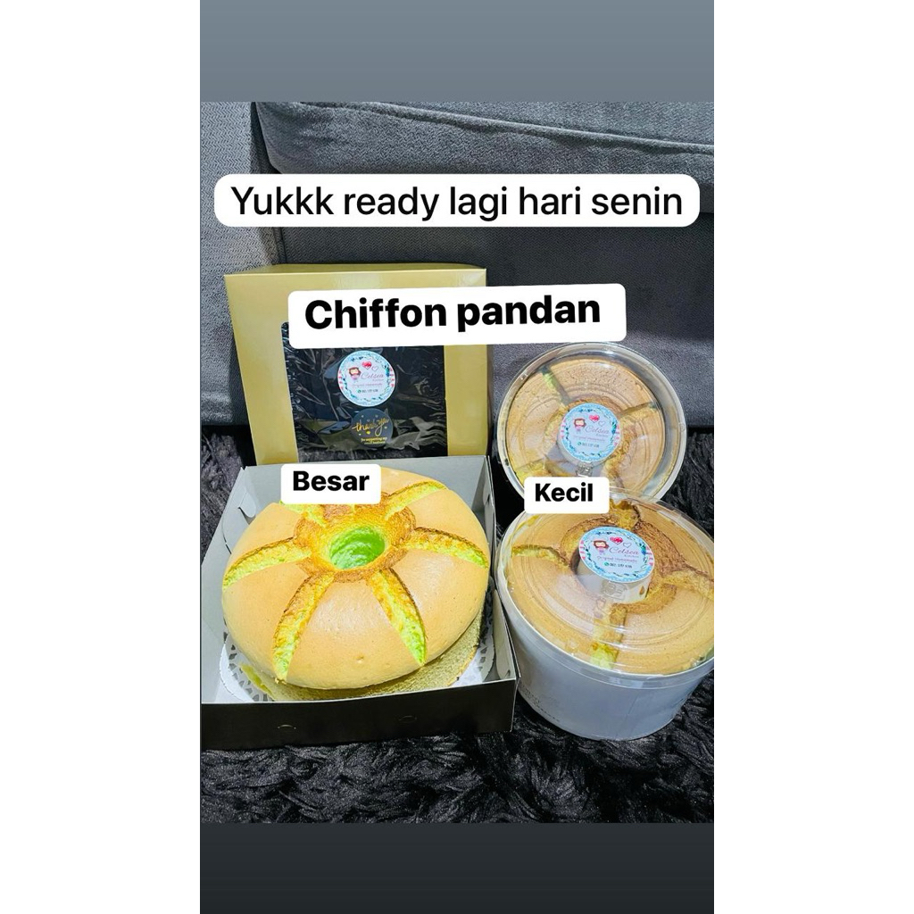 Kue chiffon pandan/chiffon pandan/cake chiffon