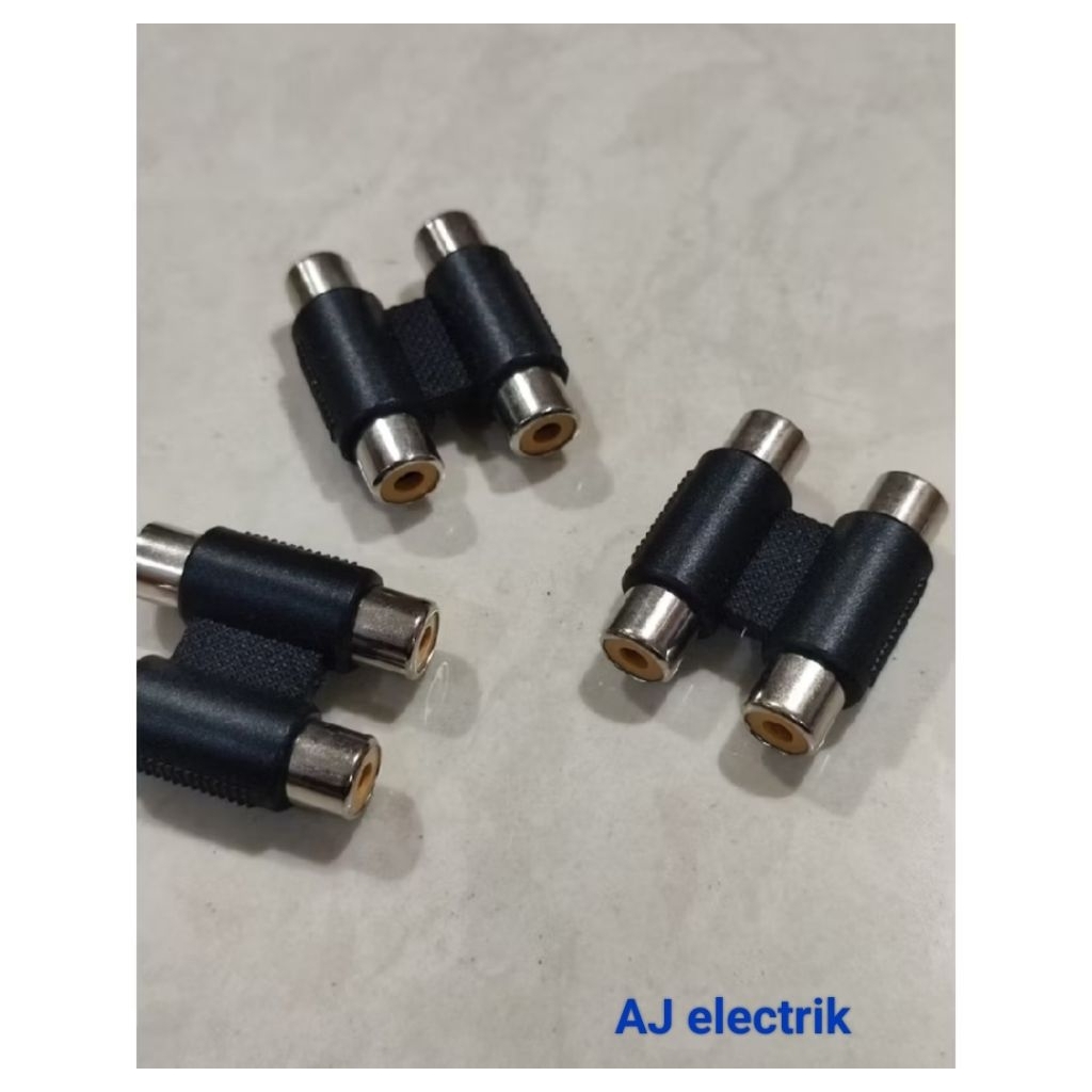 Jack Cover H RCA. / Sambungan RCA 2-2 Model H / Sambungan RCA H. Kulitas bagus untuk Audio Anda