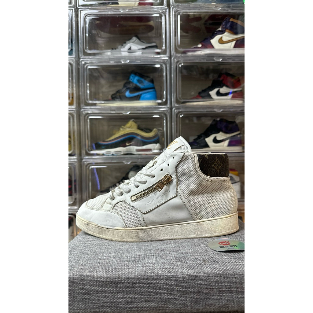 MONOGRAM RIVOLI SNEAKER BOOT , SHOES , SEPATU , SNEAKERS ITALY , SHOES ITALY , SEPATU ITALY