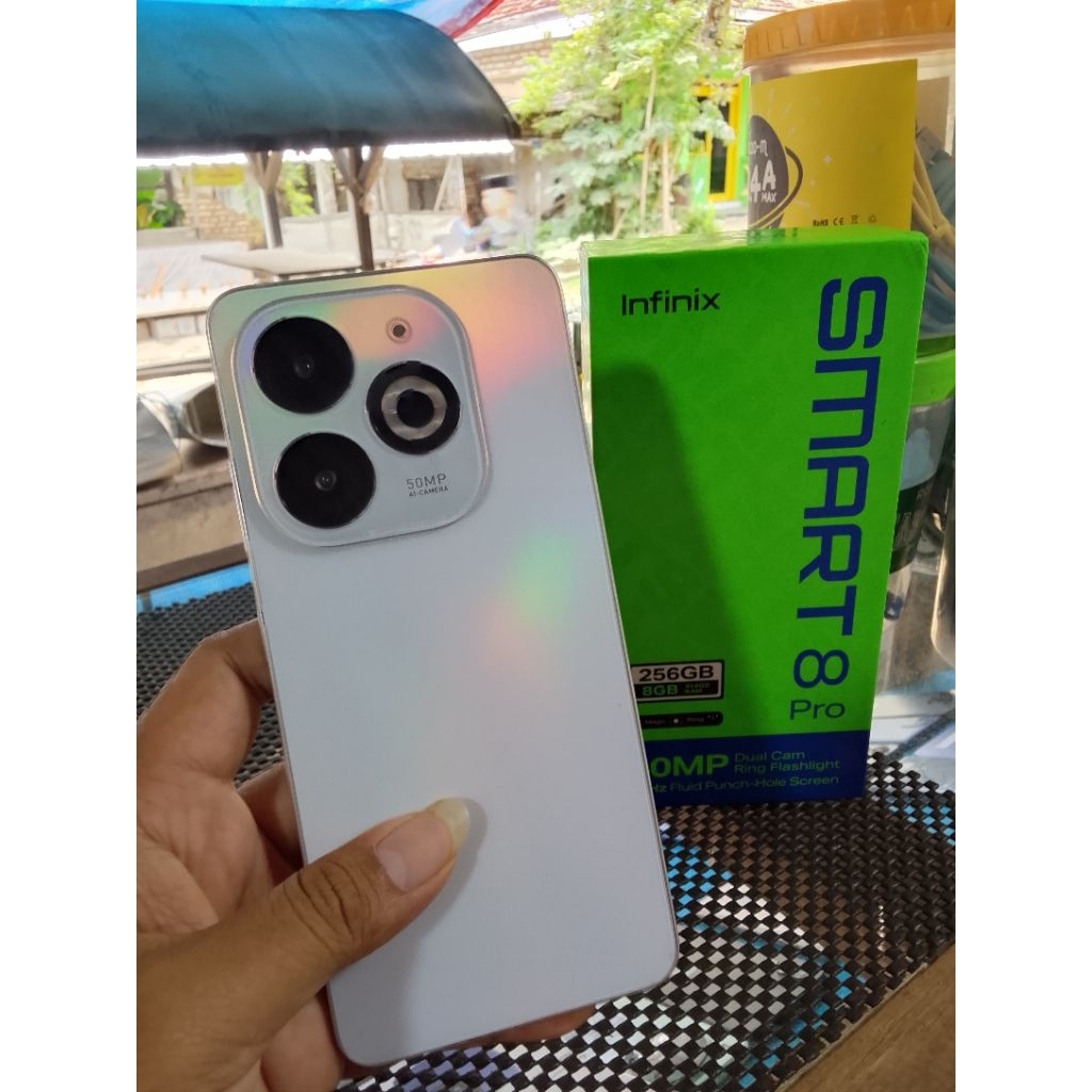 Infinix Smart8pro Ram/Rom 4+4/256Gb second