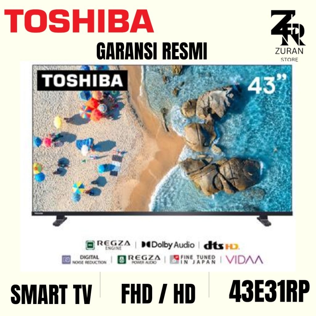 TOSHIBA 43E31RP FHD SMART TV VIDAA 43 inch 2026 Series