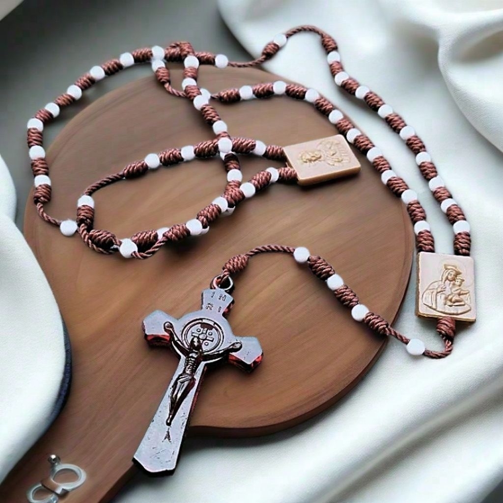 S19 SKAPULIR MOTE SKAPULIR ROSARIO SALIB SCAPULAR KATOLIK