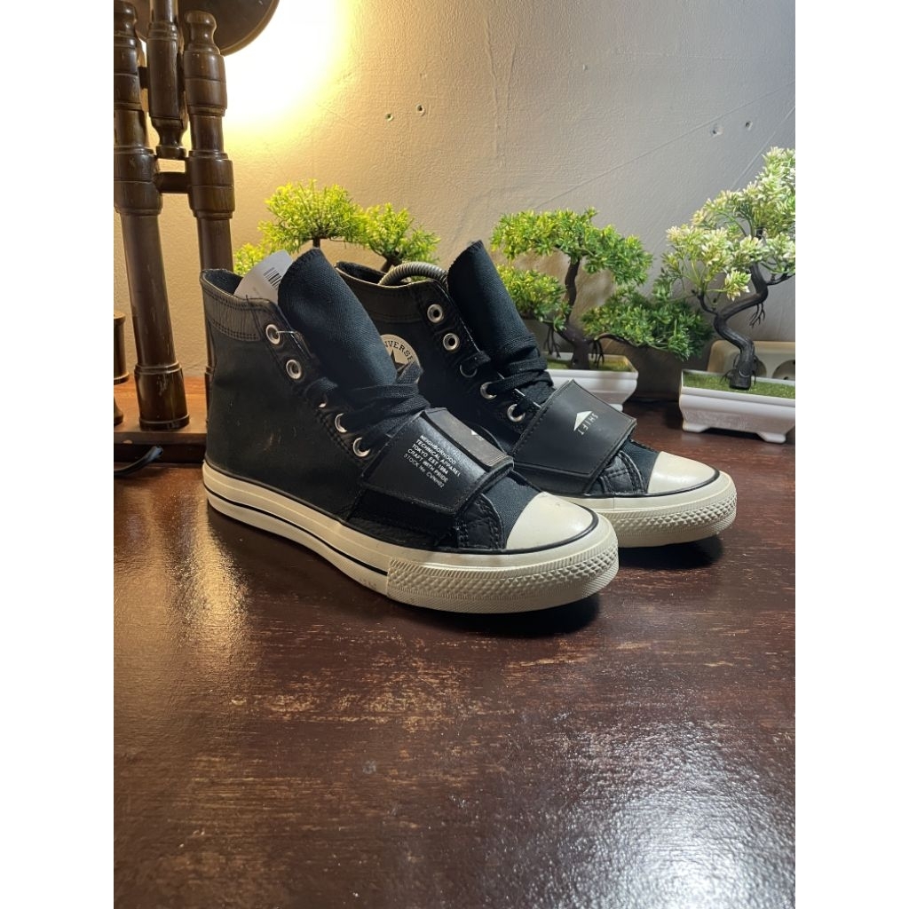 Sepatu Converse X Neighborhood Motorcycle Black Egret