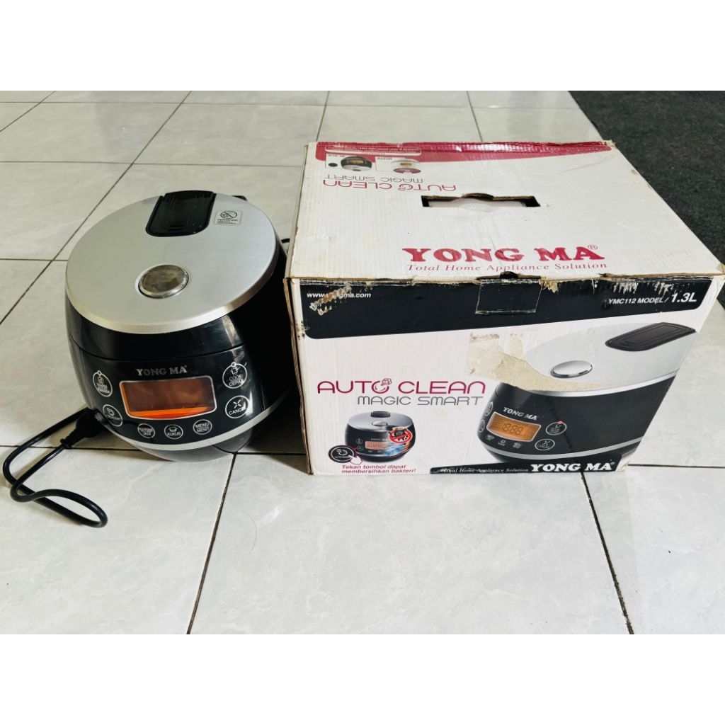 Magic Com Yongma Digital 1,3 liter Preloved