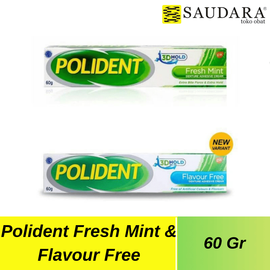 POLIDENT  - Lem Perekat Gigi Palsu