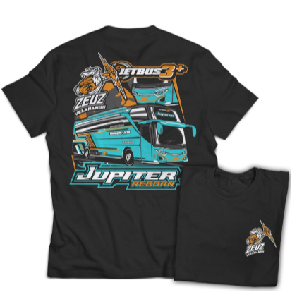 CUCI GUDANG Kaos Tshirt Baju Murah Combed 30S Distro BUSMANIA KIDS TUNGGAL JAYA JUPITER BUS MANIA AN