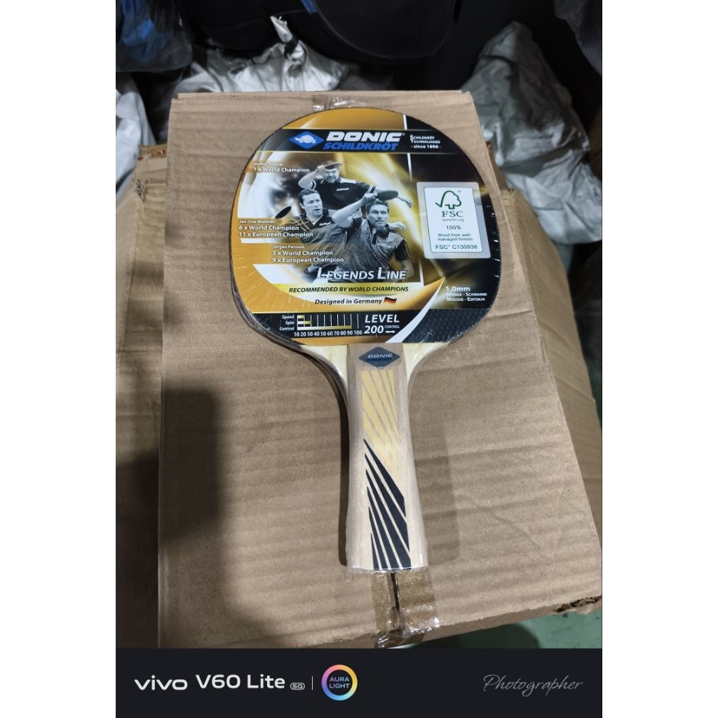 Bet Ping Pong Tenis Meja Donic Schildkrot Legends Line Level 200 Karet Bintik Art No.705221