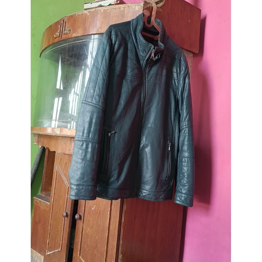 Jaket Kulit Import Franco Ferraro size XL