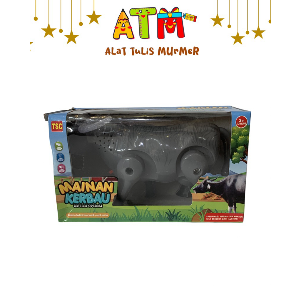Mainan Kerbau Berjalan | Mainan Bersuara dan Bisa Berjalan