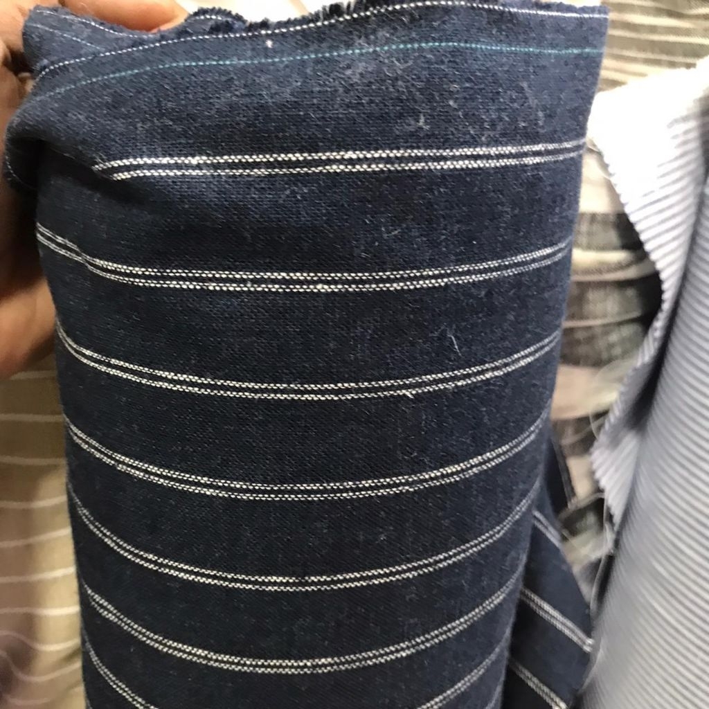 kain linen motif salur || kain linen garis || kain linen || linen motif bunga